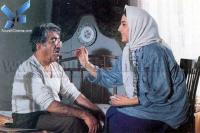 فاطمه گودرزی و عزت الله انتظامی در نمایی از فیلم خانه خلوت